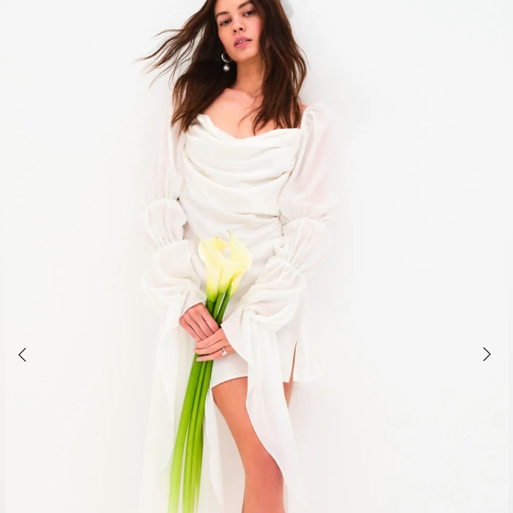 For Love And Lemons White Mini Dress